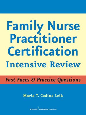 cover image of Family Nurse Practitioner Certification